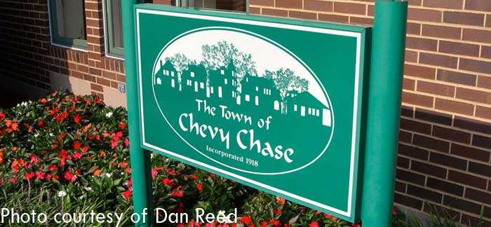 Town of Chevy Chase Sign