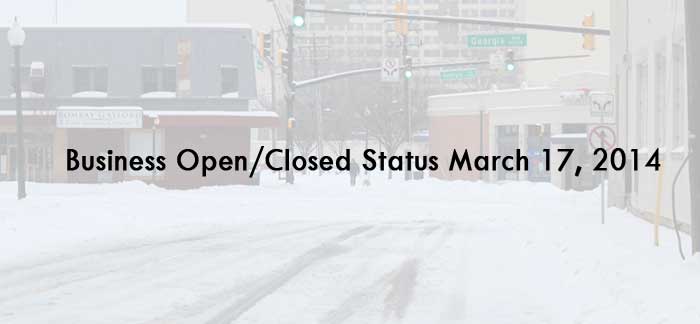 Snow Closures Banner 3.17