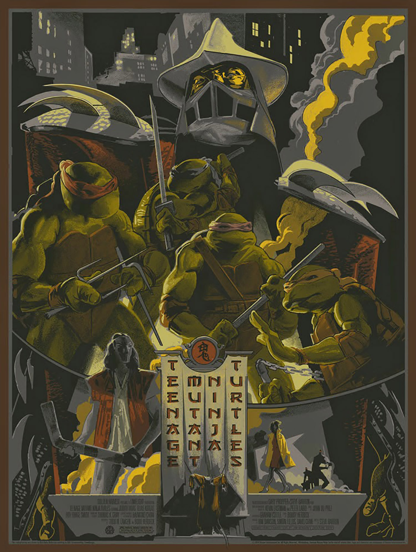 tmnt movie poster 1990